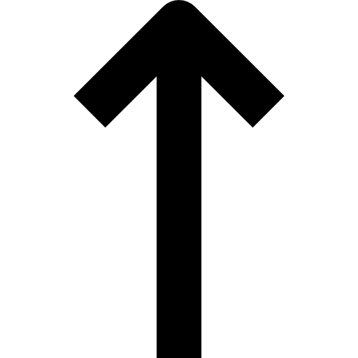 flecha hacia arriba Becris Lineal icono