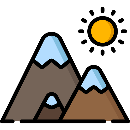 Montaña Special Lineal color icono