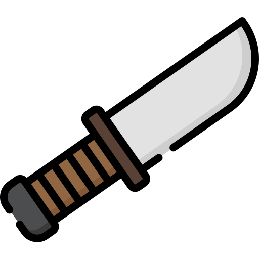 Cuchillo Special Lineal color icono