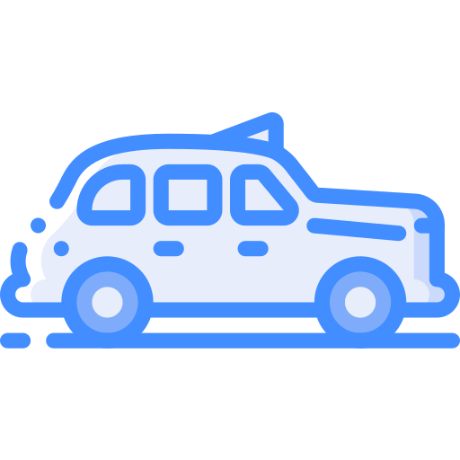 タクシー Basic Miscellany Blue icon