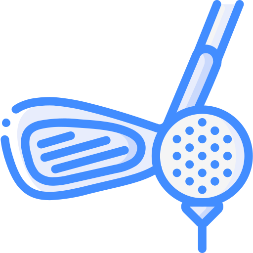 Golfing Basic Miscellany Blue icon