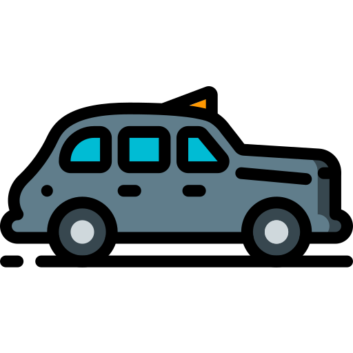 Такси Basic Miscellany Lineal Color иконка