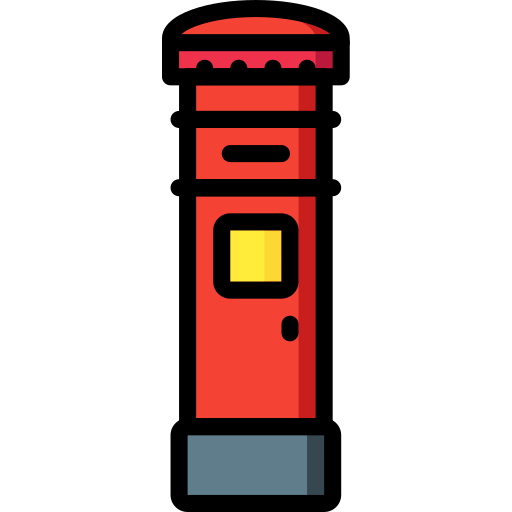 ポストボックス Basic Miscellany Lineal Color icon