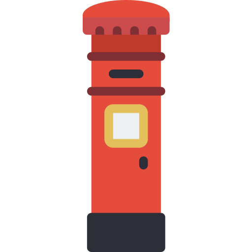 Postbox Basic Miscellany Flat icon