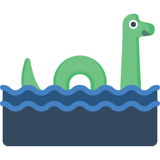 Loch ness monster Basic Miscellany Flat icon
