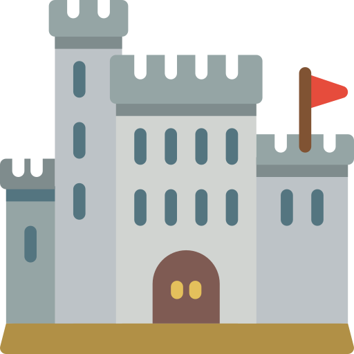Castle Basic Miscellany Flat icon