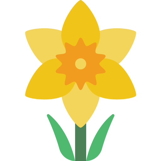 Daffodil Basic Miscellany Flat icon