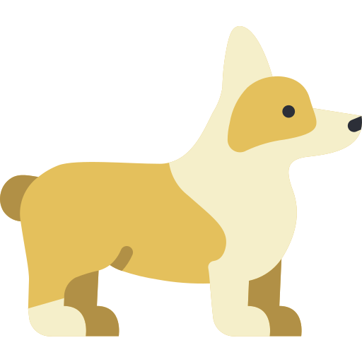 Dog Basic Miscellany Flat icon
