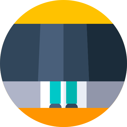umfrage Flat Circular Flat icon