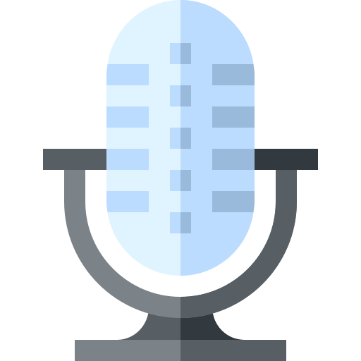 Micrófono Basic Straight Flat icono