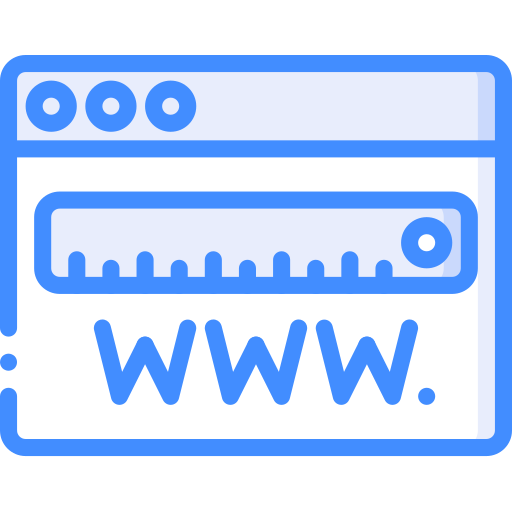 Webpage Basic Miscellany Blue icon