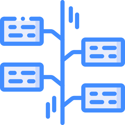 タイムライン Basic Miscellany Blue icon