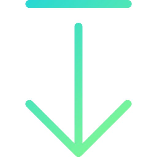 scarica freccia Generic gradient outline icona
