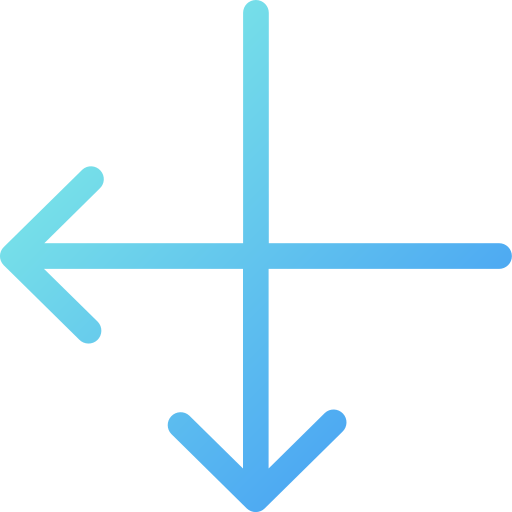 podział Generic gradient outline ikona