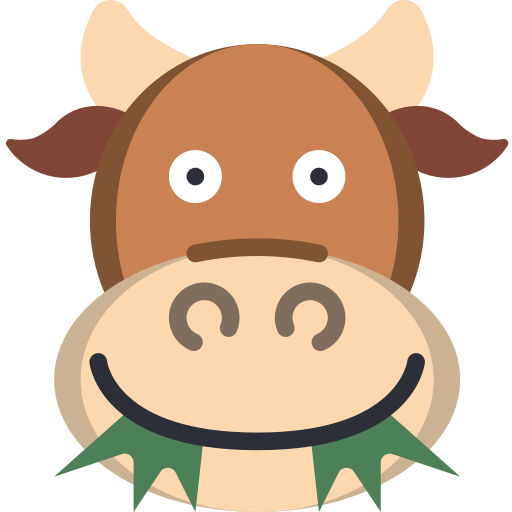 Cow Basic Miscellany Flat icon