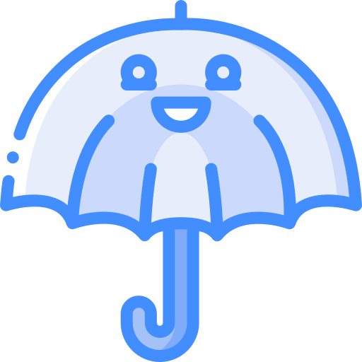 우산 Basic Miscellany Blue icon