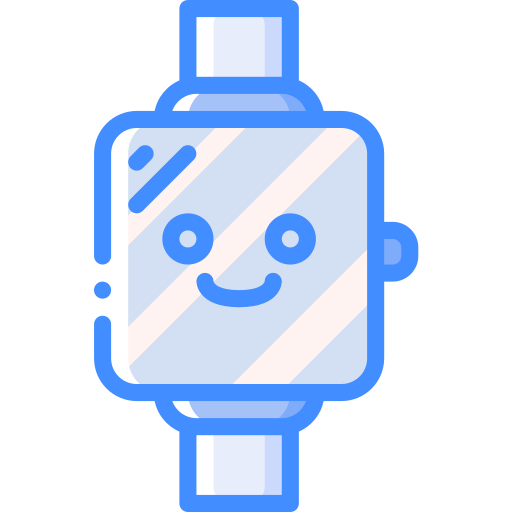 Smartwatch Basic Miscellany Blue icon