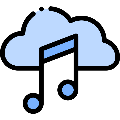 Cloud Detailed Rounded Lineal color icon