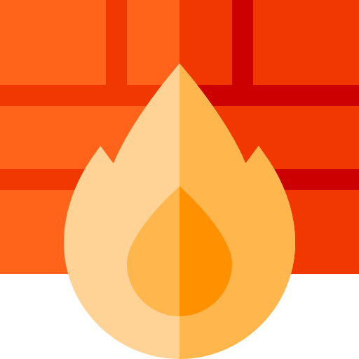 Firewall Basic Straight Flat icono