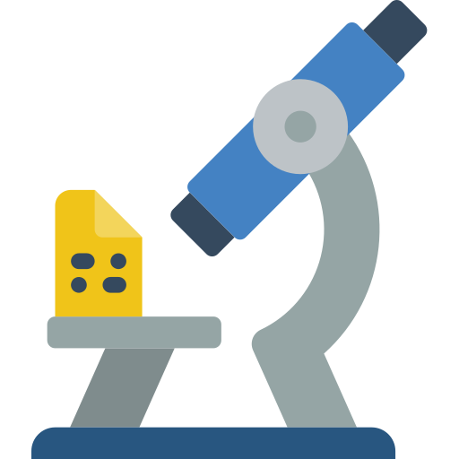 mikroskop Basic Miscellany Flat icon
