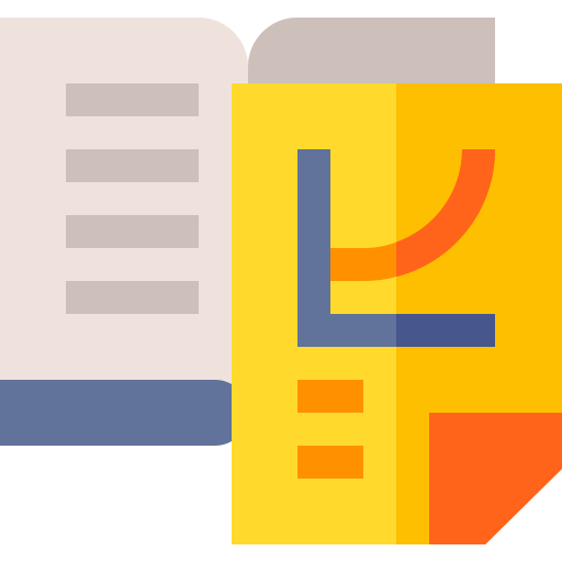 Book Basic Straight Flat icon