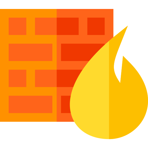 Firewall Basic Straight Flat icon