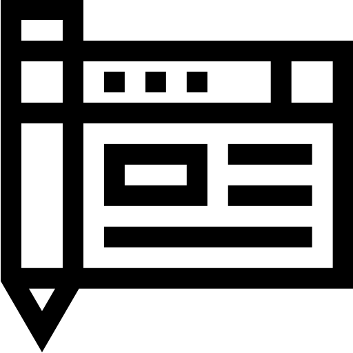 Contenido Basic Straight Lineal icono
