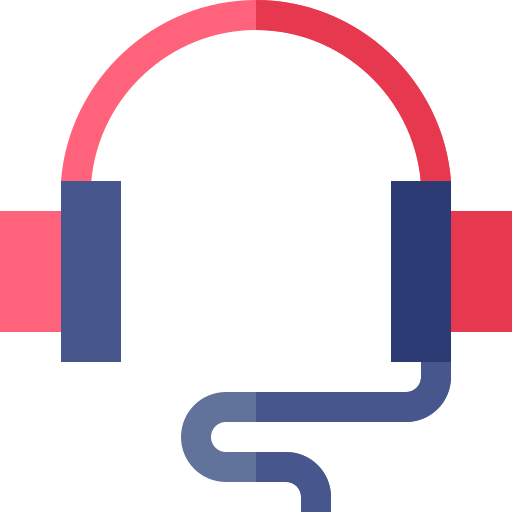Headphones Basic Straight Flat icon