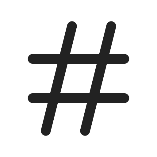 hashtag Generic Others icono