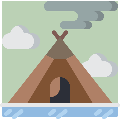 Tent Basic Miscellany Flat icon