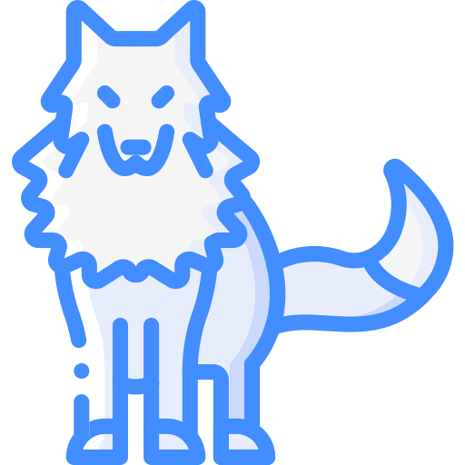 sibirischer husky Basic Miscellany Blue icon