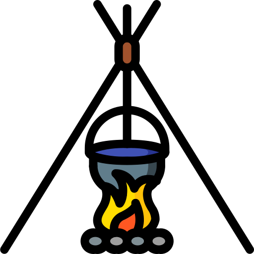 lagerfeuer Basic Miscellany Lineal Color icon