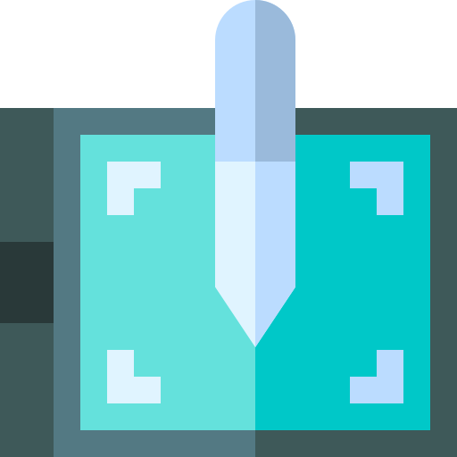 grafiktablet Basic Straight Flat icon