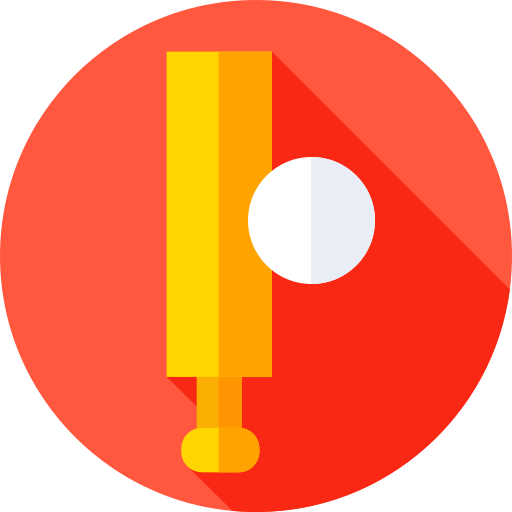 kricket Flat Circular Flat icon