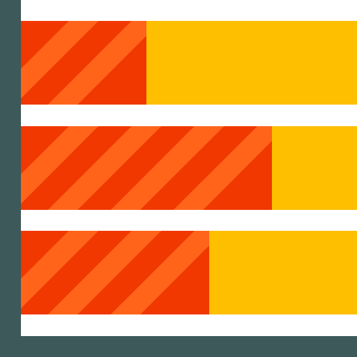 bars Basic Straight Flat icoon