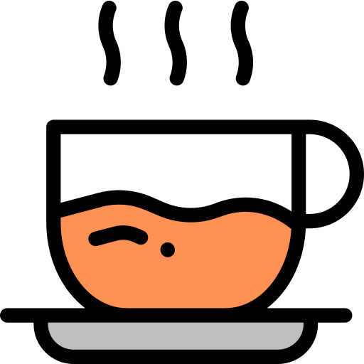 kaffeetasse Detailed Rounded Lineal color icon