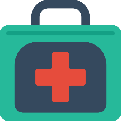 First aid kit Basic Miscellany Flat icon