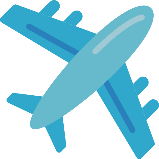Aeroplano Basic Miscellany Flat icono