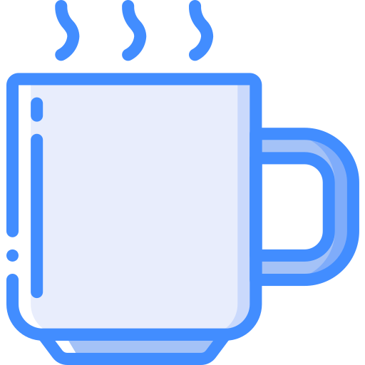 Taza para café Basic Miscellany Blue icono