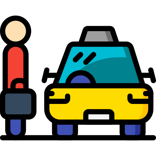 택시 Basic Miscellany Lineal Color icon