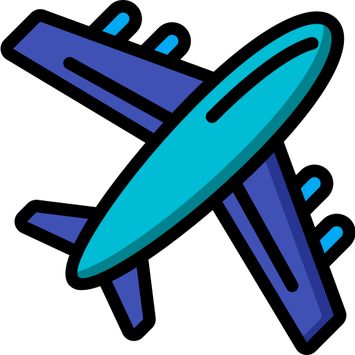 samolot Basic Miscellany Lineal Color ikona