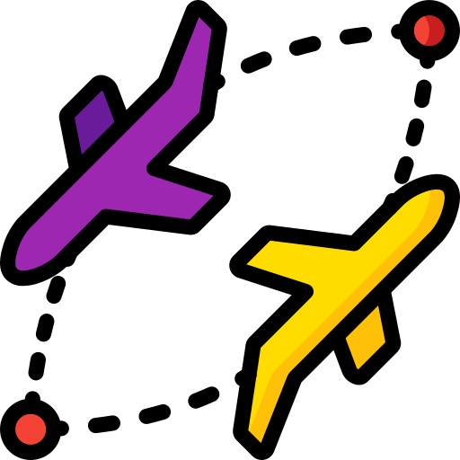 비행 Basic Miscellany Lineal Color icon