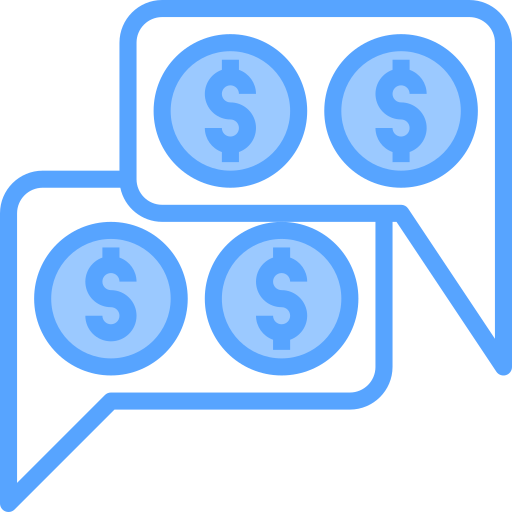 Money talk Catkuro Blue icon