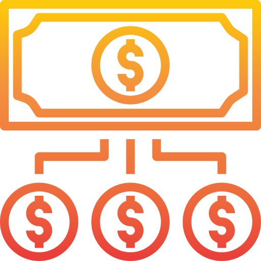 Money exchange Catkuro Gradient icon