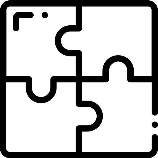 Solução Detailed Rounded Lineal Ícone