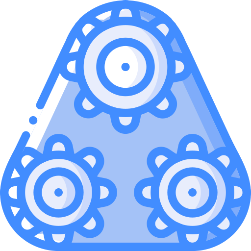 歯車 Basic Miscellany Blue icon
