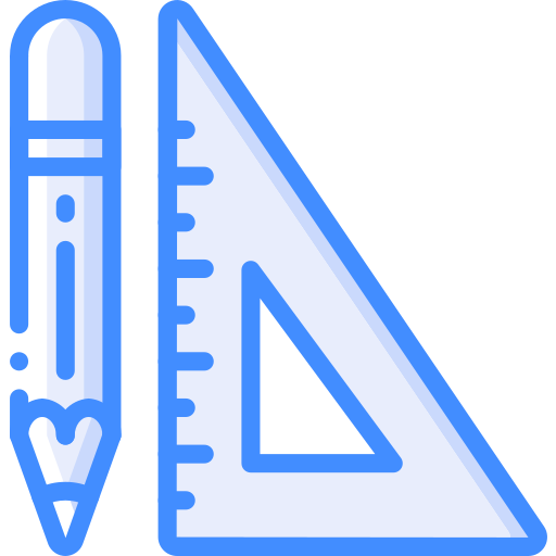 삼각자 Basic Miscellany Blue icon