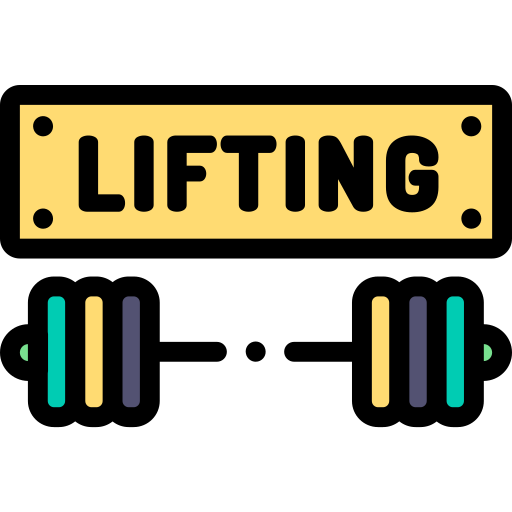 Lifting Detailed Rounded Lineal color icon