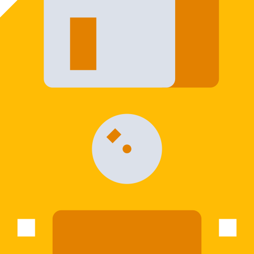 floppy disk mynamepong Flat icoon