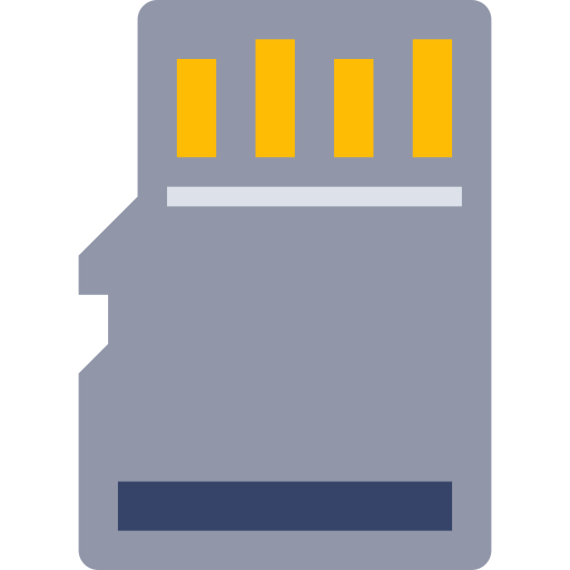 Sd card mynamepong Flat icon